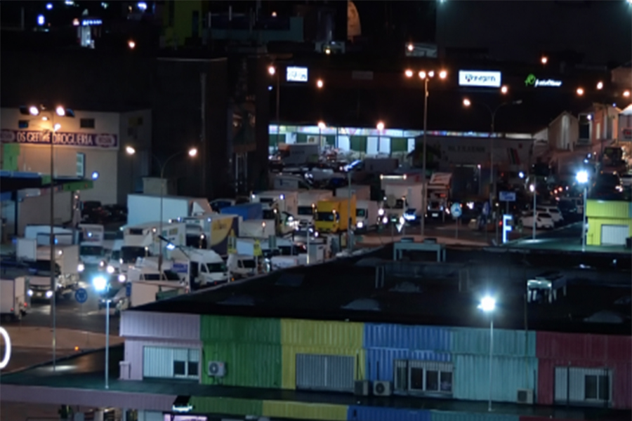 terminal transporte mercancia Madrid